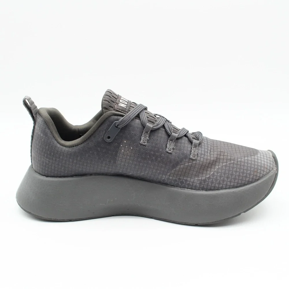 NOBULL Ripstop Runner Translucent Running Shoes Womens Size 8 Gray Lace Up